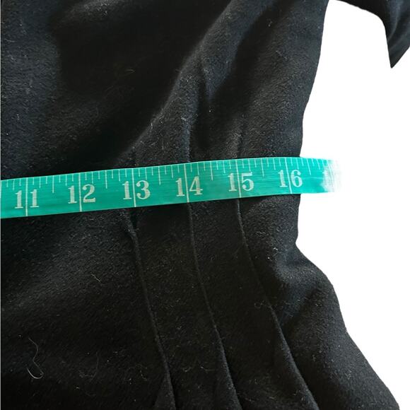 VTG Brenner Bros New York black embroidered 40’s wool swing fit and flare coat - Picture 12 of 16